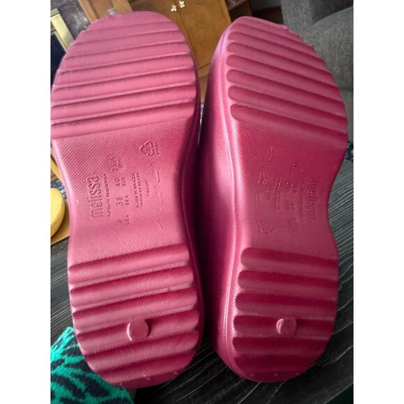 NWOT MELISSA Free Clog Fluffy Platform SZ. 9 - Picture 5 of 6